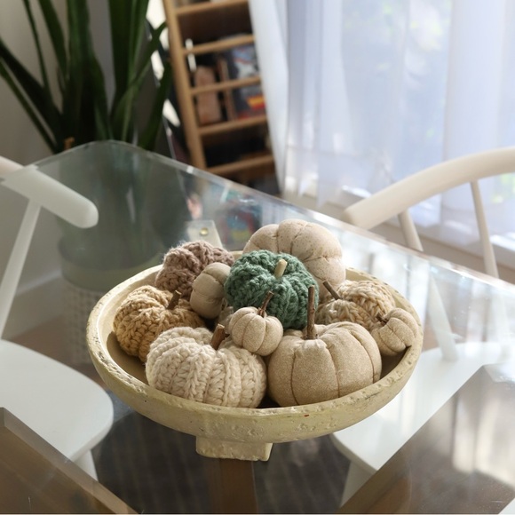 Curated set of handmade pumpkins bring an elevated earthy charm to home décor. - Picture 4 of 4